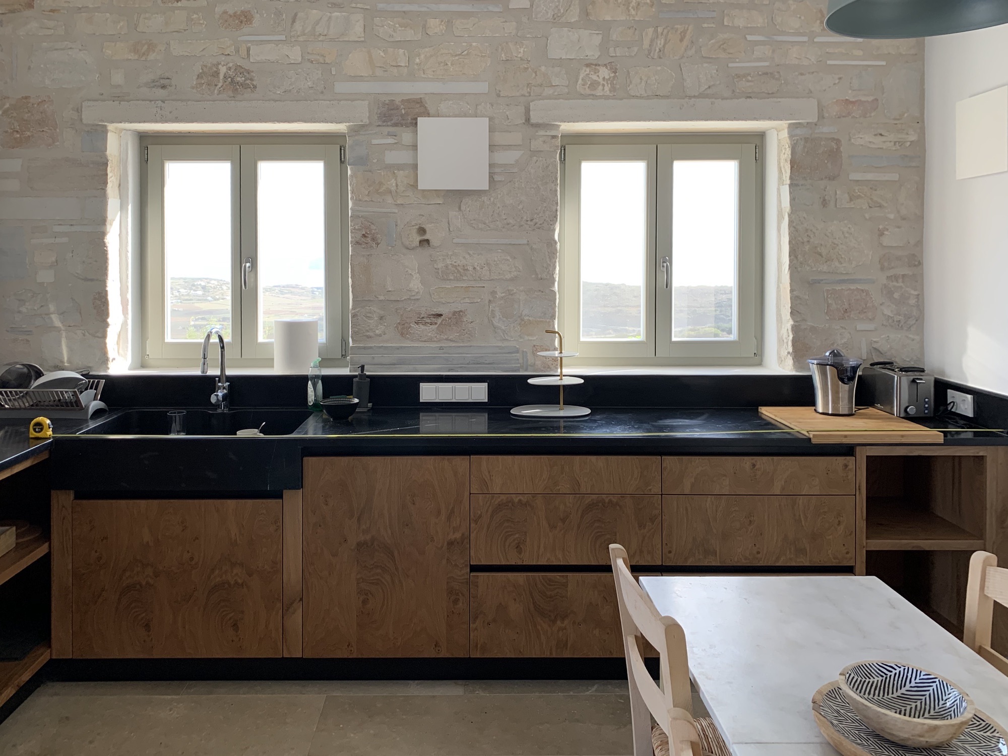 The villa kitchen, second view