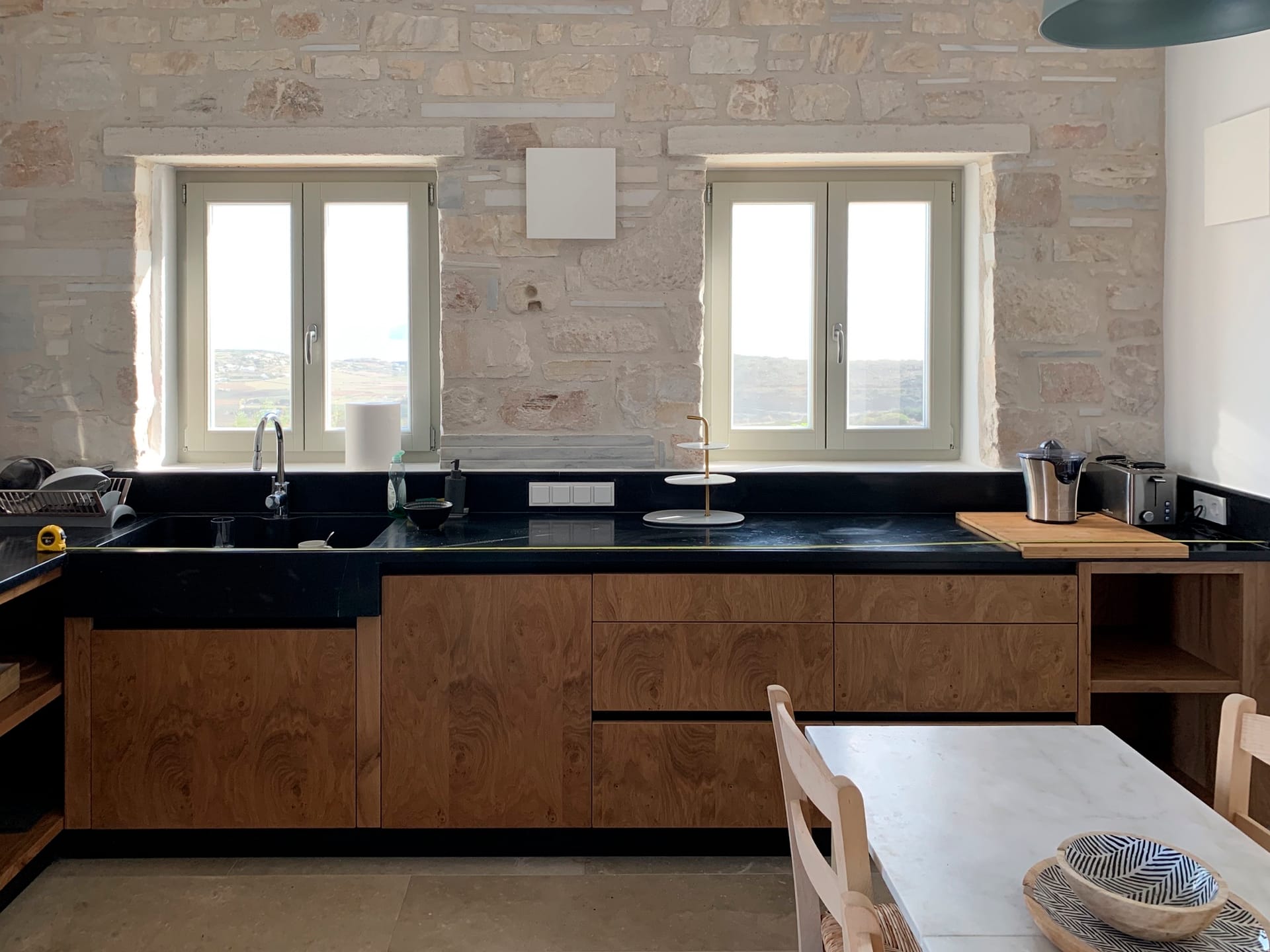 The villa kitchen, second view