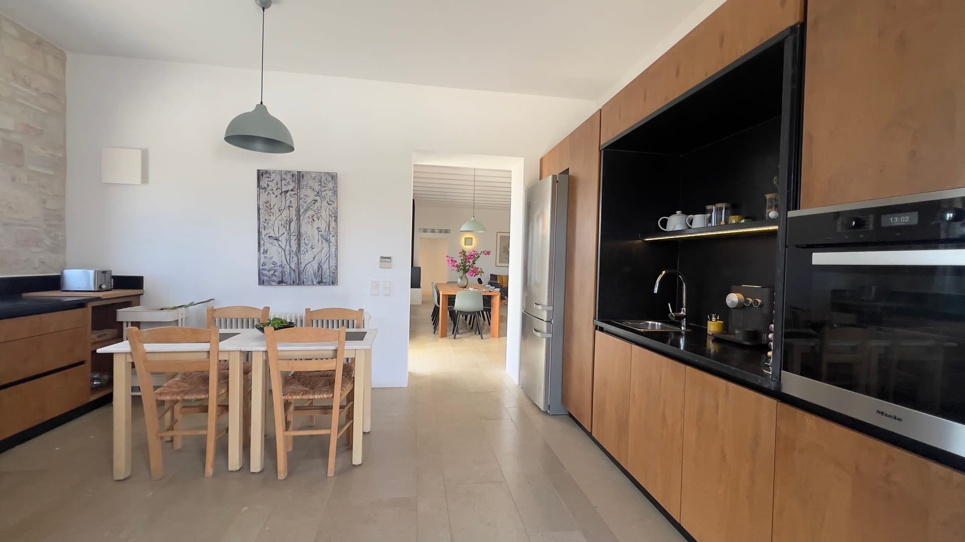 The villa kitchen, third view